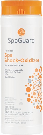[17541657587] SPAGUARD SPA SHOCK - OXIDIZER, BUFFERED NON-CHLORINE, 35 OZ